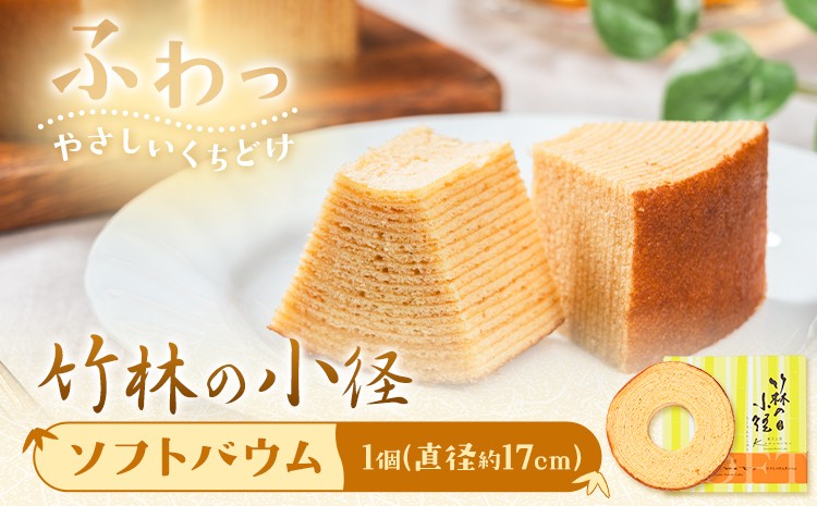 
                  竹林の小径 ソフトバウムクーヘン 菓子工房Konomoto《30日以内に出荷予定(土日祝除く)》鹿児島県 さつま町 バウム 焼き菓子 お菓子 ケーキ 洋菓子 贈答用 手土産 プレゼント
                