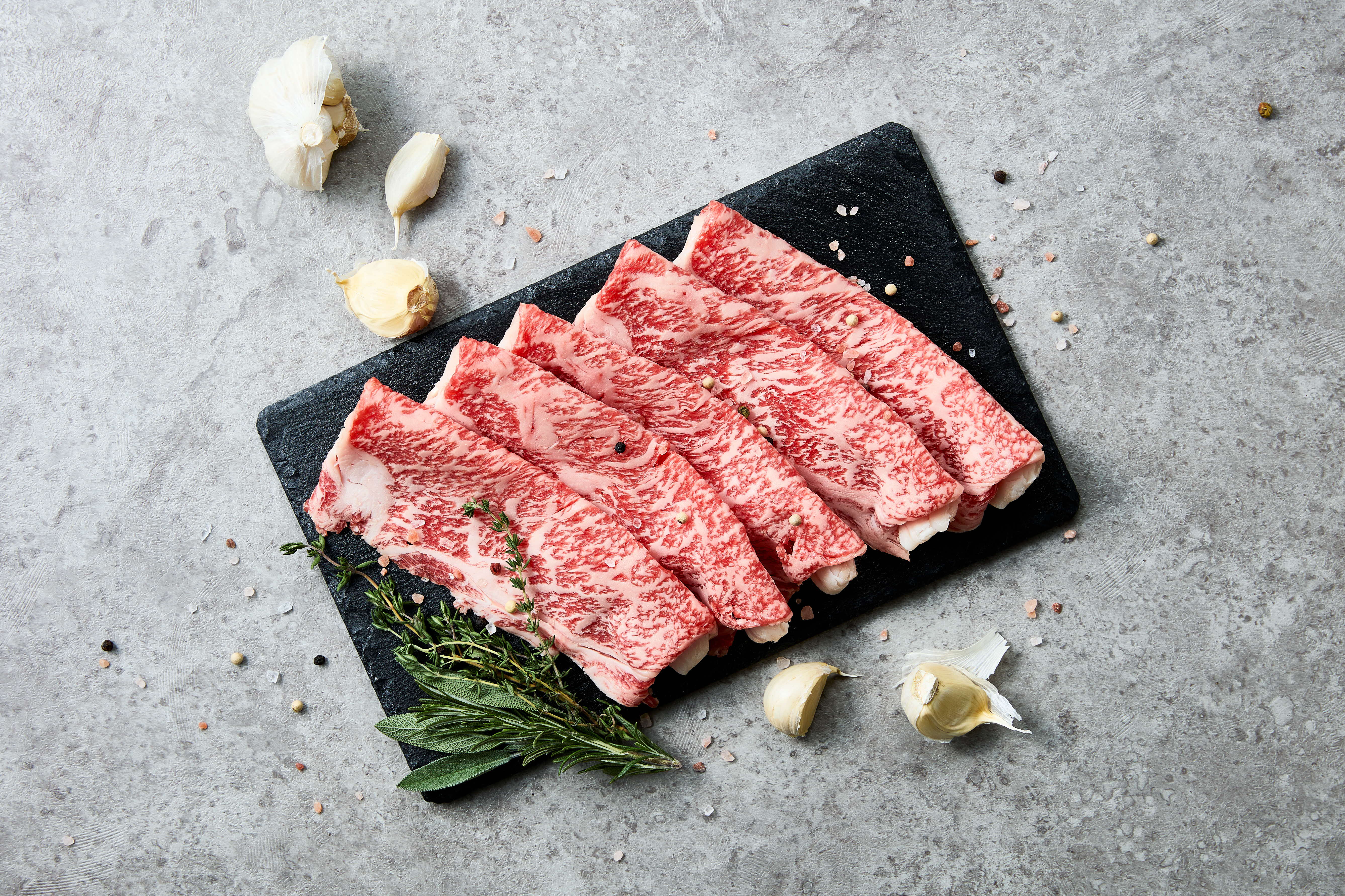 九州産黒毛和牛 杉本本店 黒樺牛 A4〜A5等級 肩ローススライス 350g