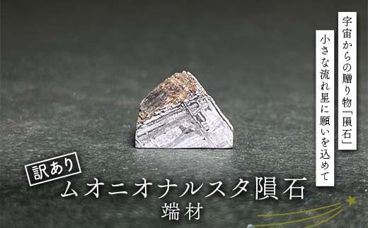 
            ムオニオナルスタ隕石 訳あり F7Z-1325
          