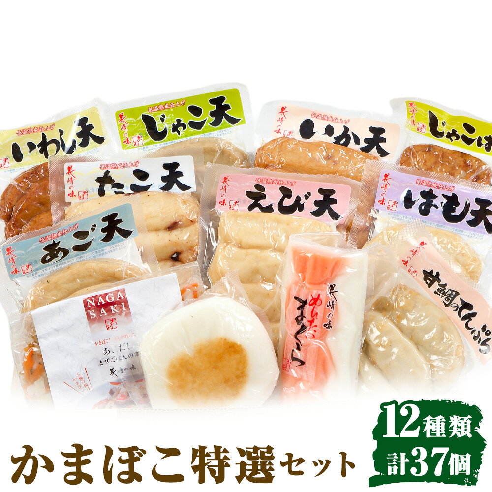 【ふるさと納税】【長崎/木村蒲鉾】特選セット（12種類セット） 蒲鉾 かまぼこ カマボコ 練物 練り物 惣菜 おかず ご飯のお供 ごはんのお供 ギフトセット ギフト 贈答 贈り物 冷蔵 長崎県 長崎市 送料無料