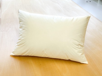 ホテル仕様の羽毛枕 50cm×70cm　ホワイトダックダウン50%　たっぷり800g 羽毛枕 50cm×70cm ホテル仕様 ダウン50％ 800g 日本製 快適な眠り 高めの枕 山梨県 北杜市 [h