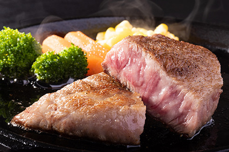 【厳選希少部位】【A4〜A5】博多和牛 ミスジステーキ 約500g(100g×5p) 吉富町/株式会社MEAT PLUS[BGAB057]
