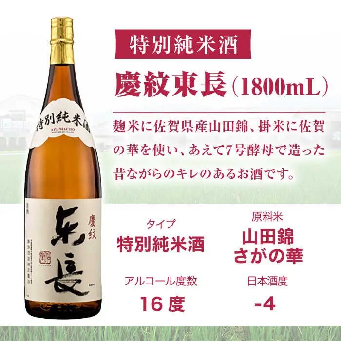 【定期便】 日本酒 特別純米酒慶紋東長 NAH089 日本酒 全12回