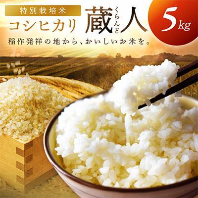 ふるさと納税 京丹後市 【農家直送】令和8年産 特別栽培米コシヒカリ 蔵人(くらんど) 精米5kg