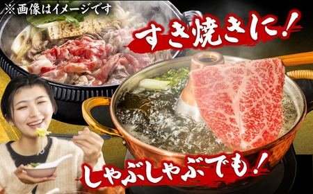 【全12回定期便】【A4ランク以上！】博多和牛 しゃぶしゃぶすき焼き用（ロース肉・モモ肉・ウデ肉）1kg（500g×2p） 広川町/株式会社MEAT PLUS[AFBO037]