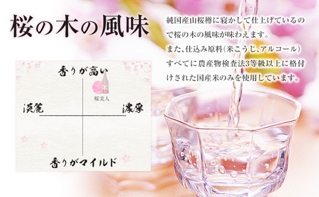 桜美人 大吟醸桜樽原酒18度 720ml 日本酒