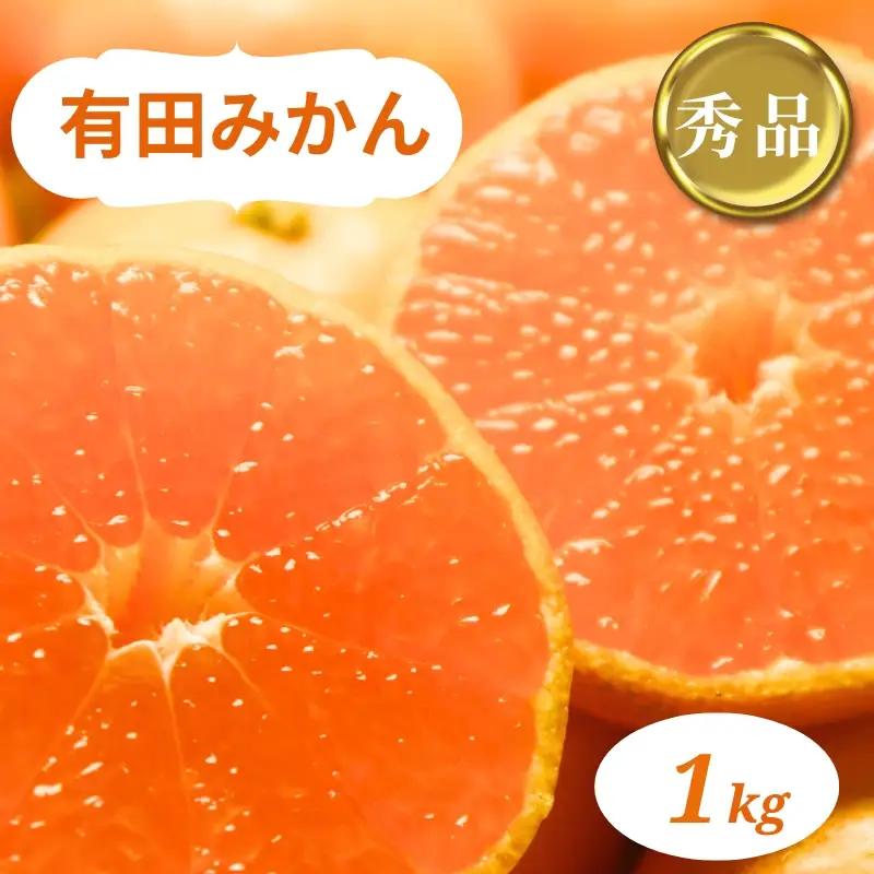 和歌山県産 有田みかん 1kg 秀品 2026年10月中旬-2026年1月中旬頃に順次発送予定 / ミカン 有田みかん 和歌山 有田 秀品 【smt003A】