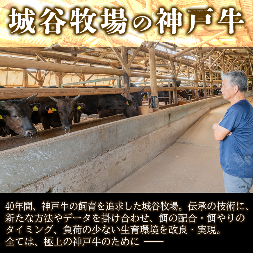 城谷牧場の神戸牛 モモ すき焼き しゃぶしゃぶ 400g すきしゃぶ_イメージ4