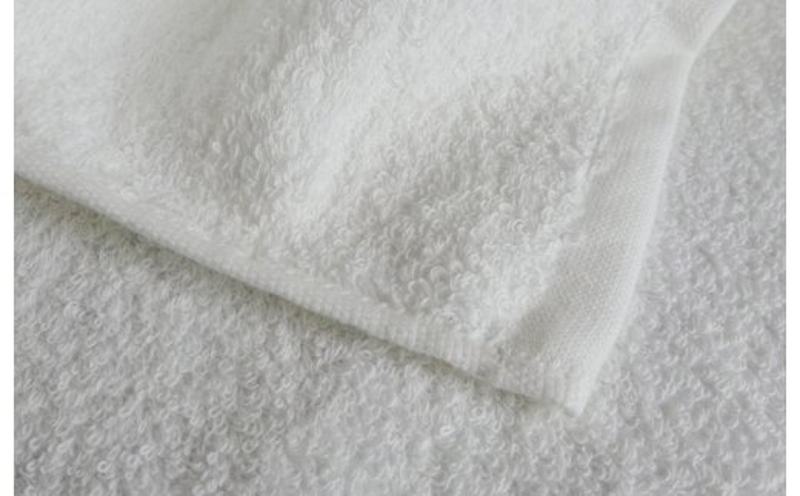 泉州タオル「ホテルタイプ」白バス・フェイスタオルセット【泉州タオル 国産 吸水 普段使い 無地 シンプル 日用品 家族 ファミリー】 knt0027