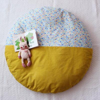 ふるさと納税 京都市 【洛中高岡屋】せんべい座ぶとん (撥水ヌード座布団&洗えるカバーセット)(宝石ミズ&菜の花) |  | 01