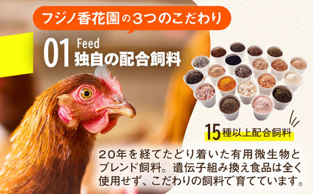 ＼月2回発送／【TVで紹介！】【鮮度ＡＡ級の世界最高ランク！】金太郎卵 平飼い たまご 計48個(24個×月2回)＜有限会社フジノ香花園＞那珂川市[GAM038]