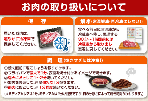 3か月 お楽しみ 定期便 宮崎牛 特選 ステーキ 総重量2.2kg 肉 牛 牛肉 黒毛和牛 ロース モモ ミスジ 国産 おかず 食品 焼肉 送料無料_II3-23