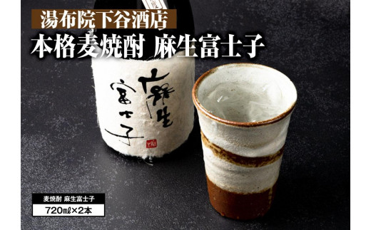 
本格麦焼酎720ｍｌ×2本　麻生富士子
