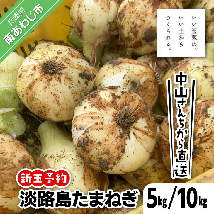 【ふるさと納税】＼新玉予約／中山さんちから直送　淡路島たまねぎ◆令和8年3月下旬～発送