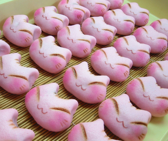 京都猫スイーツ 紅白猫まんじゅう 6個入 [0325]_イメージ4