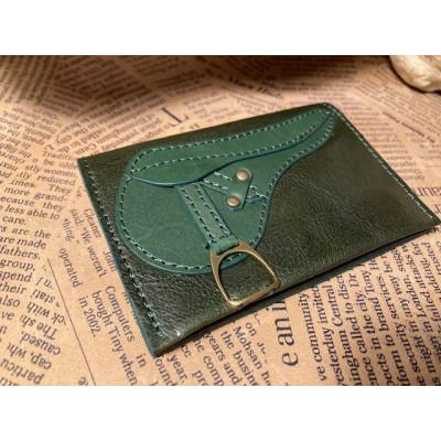 ふるさと納税 栗東市 鞍型カード・名刺入れ(マチなし)グリーン |  | 01