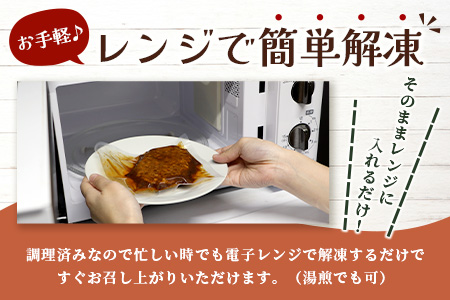 温めるだけ！ レンチン ハンバーグ ≪4種のソース お楽しみセット≫ 10個 ※2025年2月以降発送分※ ハンバーグ トマトソース ホワイト ブラウンシチュー ペッパー レンジ 簡単 大容量 レトル