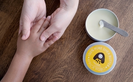100%シアバター ナチュラル 30g (保湿クリーム) アフリカ工房 フェアトレード [0392]