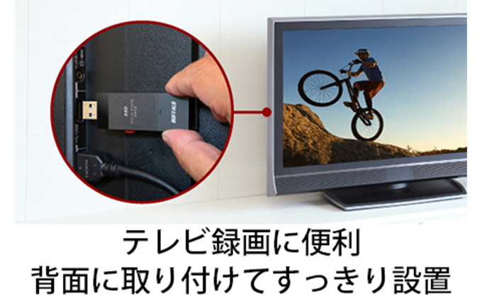 BUFFALO バッファロー スティック型 SSD 500GB 抗ウイルス・抗菌 テレビ 録画 USB 電化製品 家電 パソコン PC周辺機器 パソコン周辺機器