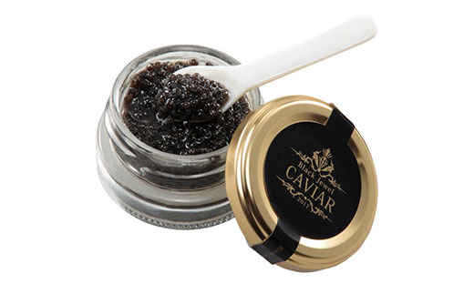 【CF-R5frp】 高知産熟成キャビア30g(化粧箱)シェルスプーン付Black Jewel＜高知市共通返礼品＞