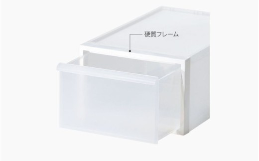 クローゼットシステム 引出しタイプM　CS-D2 (7色からお好きなカラーが選べる)  ／ オールグレー  収納 ライクイット like-it 奈良県 葛城市【like097-5】_イメージ3