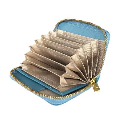 ふるさと納税 新庄市 LUEGOのグレース ジャバラ式カードケース/ブルー |  | 01