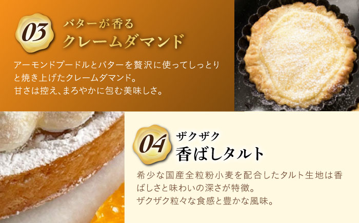 【全3回定期便】オレンジ&ピンクグレープフルーツチーズタルト1ホール(18cm)【心優　−Cotoyu Sweets−】 [KAA548]