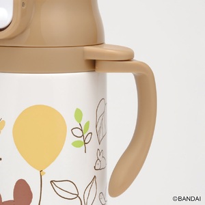 超軽量2WAYストローステンマグ 350ml くまのがっこう ステンレス 水筒 ボトル 真空二層構造 保冷専用 12-123