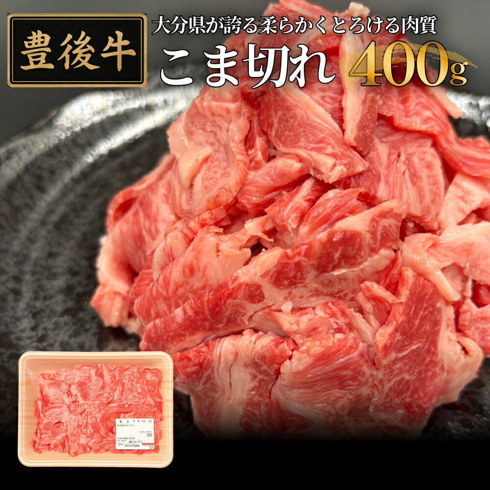 【ふるさと納税】 全農おおいた 豊後牛 小間切れ 400g 牛肉小間切れ こま切れ 牛肉細切れ 牛こま切れ 肉 冷凍 炒めもの 大分 牛肉 黒毛和牛 和牛 国産 焼き肉 すき焼き お肉 スライス 霜降り 薄切り 柔らかい 返礼品