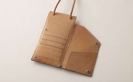 ENVELOPE（野生鹿革のスマートフォン　ミニショルダーバッグ） ファッション かばん トートバッグ 手提げ 着物 帯  BK（ブラック）