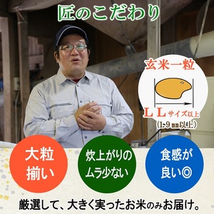 SP0015　令和7年産【玄米】 栽培期間中農薬不使用 ひとめぼれ 30kg〔やまがた有機農業の匠〕 HA