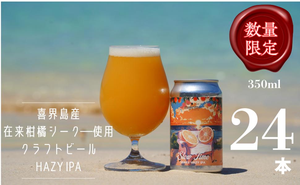 
            クラフトビールSlow Time 24本　5.5%　350ml
          
