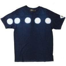 絞り染めTシャツ《水玉》サイズ:1　綿100%　藍染め