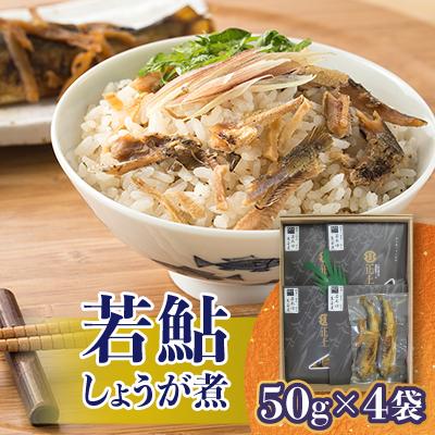 ふるさと納税 香取市 若鮎しょうが煮　50g×4袋
