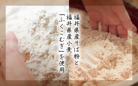 若狭越前そば4人前 1パック250g（めん100g×2、つゆ25g×2）× 2パック 【そば 蕎麦 ソバ 麺類 小分け 使いやすい】 [m04-a009]