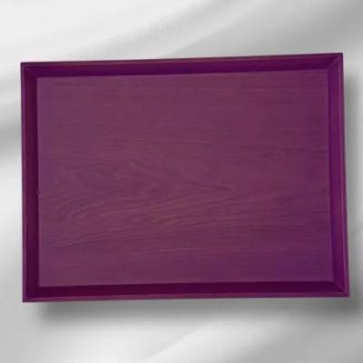 ふるさと納税 海南市 長手トレイ　紫色