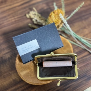 こぎん刺し　印鑑ケース ピンク 摘果染めこぎん糸（薄桃）【ハンドメイド 手作り印鑑ケース 青森 五所川原 こぎん刺し印鑑ケース 中まで赤～いりんごの摘果染 津軽こぎん刺し こぎん刺し雑貨】