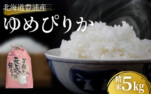 北海道 豊浦 令和7年度産 精米 ゆめぴりか 5kg 【 ふるさと納税 人気 おすすめ ランキング 穀物 米 コメ 精米 ゆめぴりか 国産 ふっくら  おいしい 美味しい 甘い 北海道 豊浦町 送料無料 】 TYUQ008