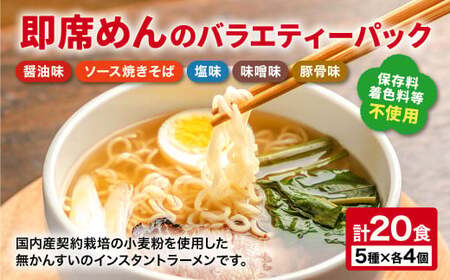 さくらいのらーめん ｜ 桜井食品株式会社 5種類×4食 計20食 無かんすい 即席麺  M17S43