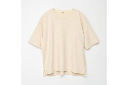 nayuta オーガニックコットン レディース コンパクトTシャツ HW10／1 生成 【M】 秋田県 大仙市