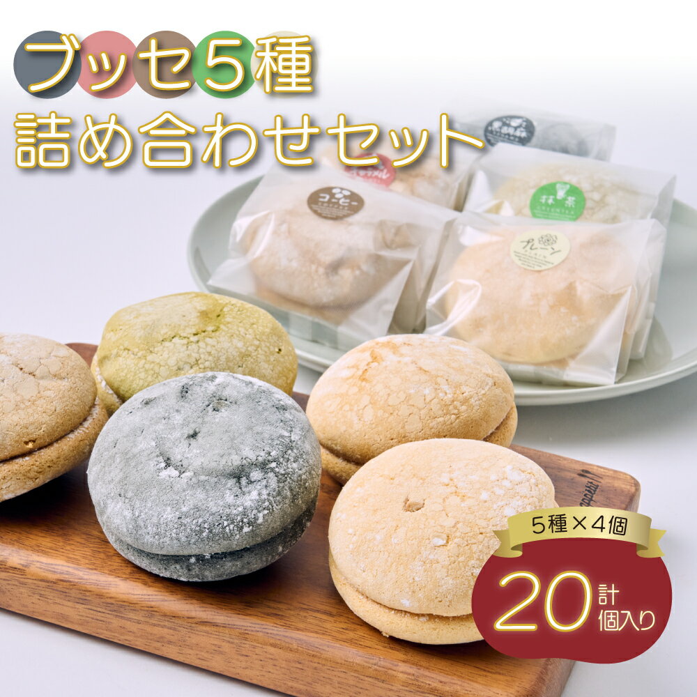 【ふるさと納税】 ブッセ 5種 詰め合わせ セット 合計20個入り 5種類 各4個