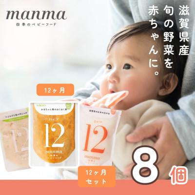 ふるさと納税 湖南市 生後12ヶ月頃〜　離乳食完了期　manma四季のベビーフード8個セット