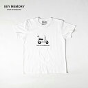 【ふるさと納税】【0サイズ】【KEYEMORY鎌倉】 ベスパTシャツ　WHITE | ふるさと 納税 楽天ふるさと 神奈川県 神奈川 鎌倉市 鎌倉 返礼品 返礼 tシャツ ティーシャツ ティシャツ 半袖 おしゃれ レディース 女性 白tシャツ トップス カットソー カジュアル 服