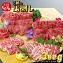 【ふるさと納税】3種の馬刺し 300g【赤身・フタエゴ・サガリ各100g】 馬刺し 冷凍 馬肉 定番 熊本県 熊本 多良木町 ばさし 肉 3種 盛り合わせ バラエティ お取り寄せ グルメ 熊本県 多良木町 送料無料