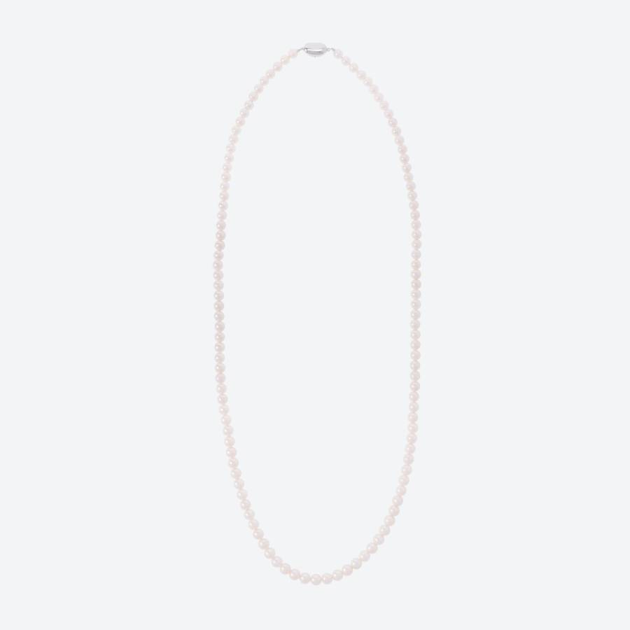 アコヤパール　ロングネックレス80cm(ピンク）(MKhp-010)