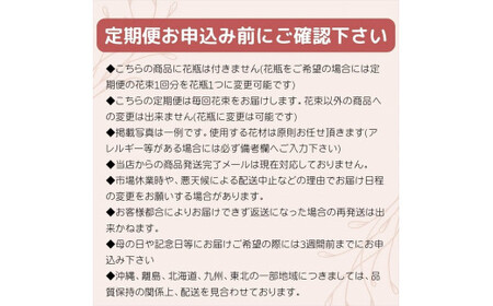 〈全3回〉「毎月」届く、旬の花束【 神奈川県 小田原市 】