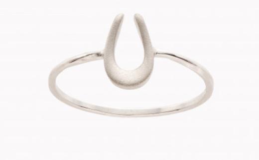 プラチナ ホ－スシュ－リング つや消し仕上げ sese urban mining jewelry 指輪 ジュエリー レディース アクセサリー