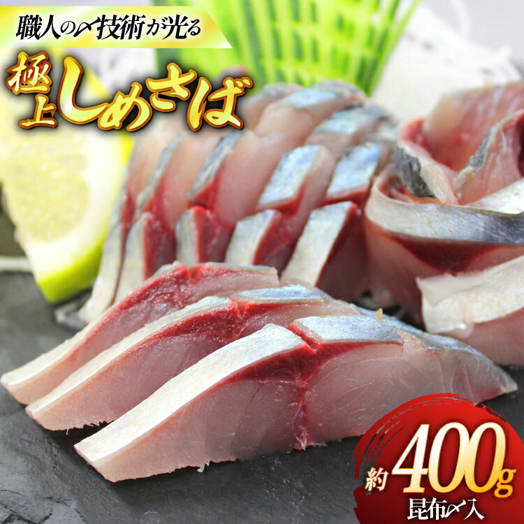 【ふるさと納税】しめ鯖 冷凍 しめさば セット 100g 4 約 400 [ひらど新鮮市場 長崎県 平戸市 hr42bgy400096] 詰め合わせ サバ 鯖 魚 海鮮 国産 小分け 個包装 おつまみ