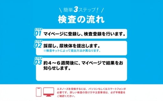 【1週間前後で発送】2個セット エヌノーズ 癌のリスク早期発見サービス 線虫N-NOSE 簡単 セルフ 検査 キット 2人分 2回分 ガン