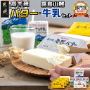 【ふるさと納税】高千穂バター・霧島山麓牛乳セット - 大容量バター 1kg 有塩バター 発酵バター 成分無調整牛乳 200ml/1000ml 温保存可能 乳製品セット 朝食 トースト 冷蔵配送 送料無料 MJ-2308 【宮崎県都城市は2年連続ふるさと納税日本一！】